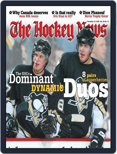 The Hockey News December 19th, 2006 Digital Back Issue Cover