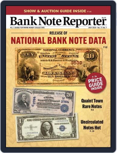 Banknote Reporter July 1st, 2023 Digital Back Issue Cover