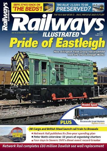 Railways Illustrated August 1st, 2023 Digital Back Issue Cover