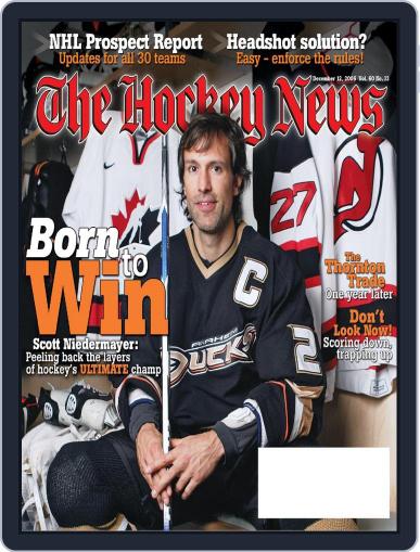 The Hockey News December 12th, 2006 Digital Back Issue Cover