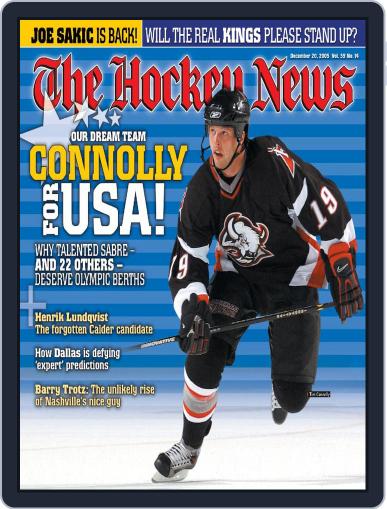 The Hockey News December 20th, 2005 Digital Back Issue Cover