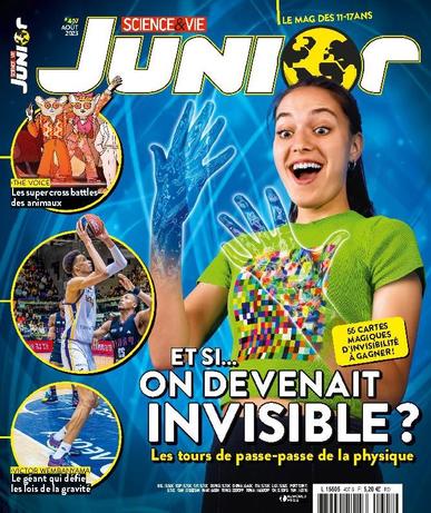 Science & Vie Junior July 5th, 2023 Digital Back Issue Cover