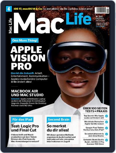 MacLife Germany August 1st, 2023 Digital Back Issue Cover