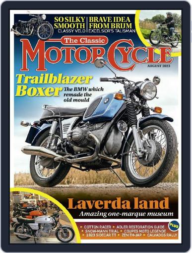 The Classic MotorCycle August 1st, 2023 Digital Back Issue Cover