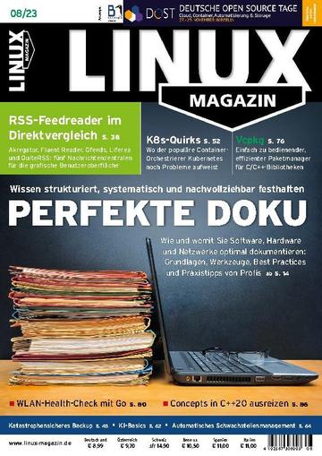Linux Magazin germany July 6th, 2023 Digital Back Issue Cover