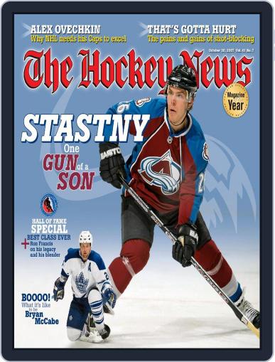 The Hockey News October 30th, 2007 Digital Back Issue Cover