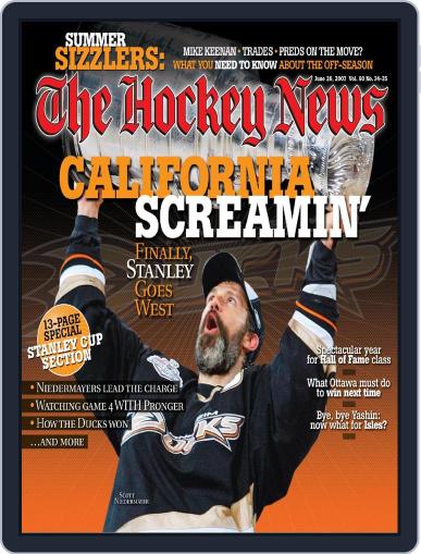 The Hockey News June 26th, 2007 Digital Back Issue Cover