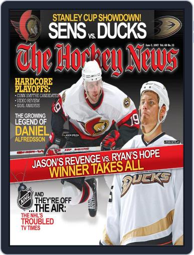 The Hockey News June 5th, 2007 Digital Back Issue Cover