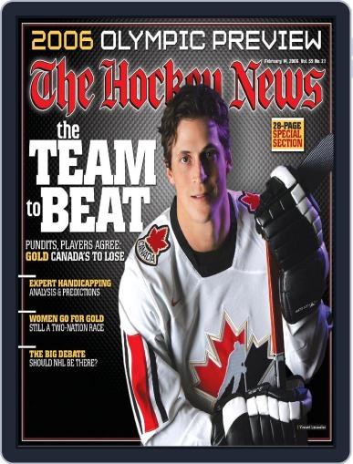 The Hockey News February 14th, 2006 Digital Back Issue Cover