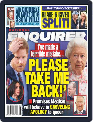National Enquirer February 24th, 2020 Digital Back Issue Cover