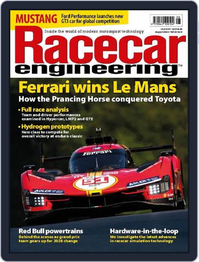 Racecar Engineering August 1st, 2023 Digital Back Issue Cover