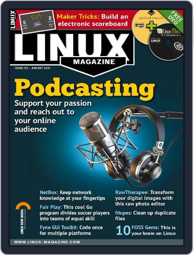 Linux August 1st, 2023 Digital Back Issue Cover