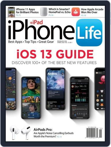 Iphone Life January 1st, 2020 Digital Back Issue Cover