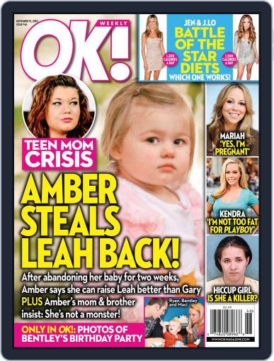 Ok! November 2nd, 2010 Digital Back Issue Cover