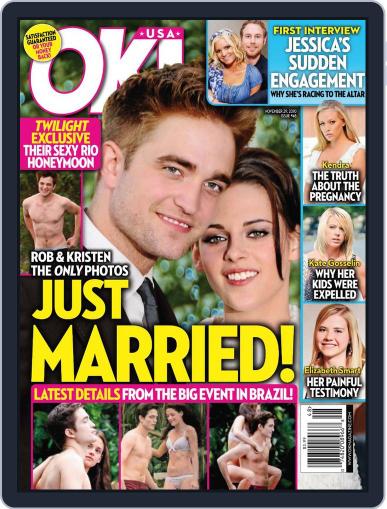 Ok! November 16th, 2010 Digital Back Issue Cover
