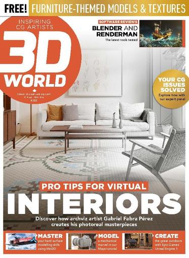3D World September 1st, 2023 Digital Back Issue Cover