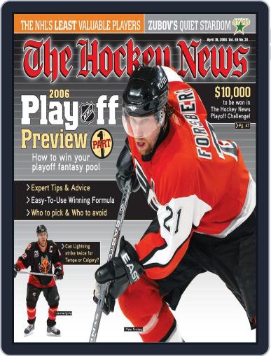 The Hockey News April 18th, 2006 Digital Back Issue Cover