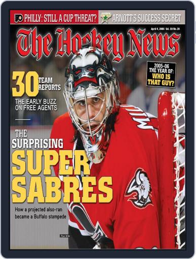 The Hockey News April 4th, 2006 Digital Back Issue Cover