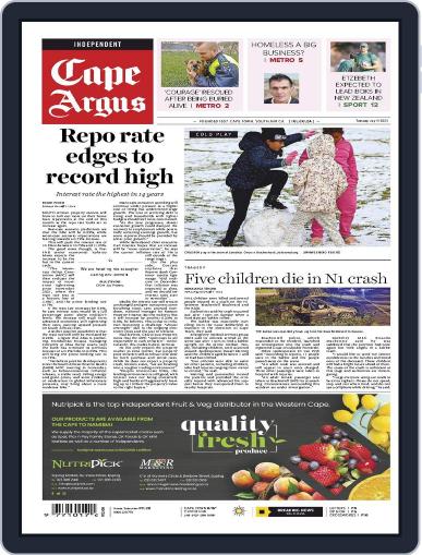 Cape Argus July 11th, 2023 Digital Back Issue Cover