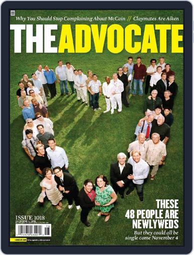 The Advocate October 14th, 2008 Digital Back Issue Cover