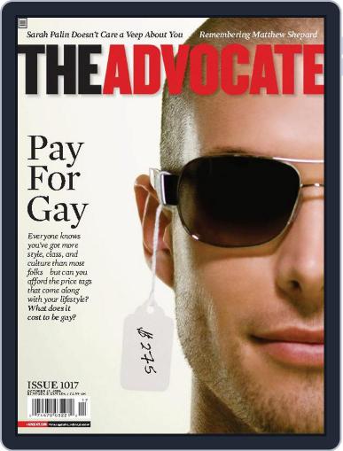 The Advocate September 30th, 2008 Digital Back Issue Cover