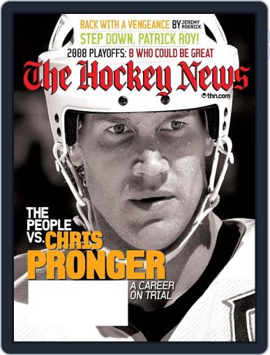 The Hockey News April 22nd, 2008 Digital Back Issue Cover