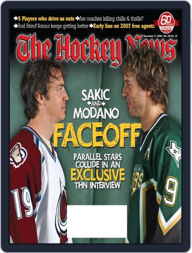The Hockey News December 5th, 2006 Digital Back Issue Cover