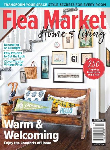 Flea Market Home & Living - Warm & Welcoming July 7th, 2023 Digital Back Issue Cover