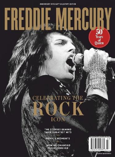 Freddie Mercury - 50 Years of Queen: Celebrating the Rock Icon June 30th, 2023 Digital Back Issue Cover
