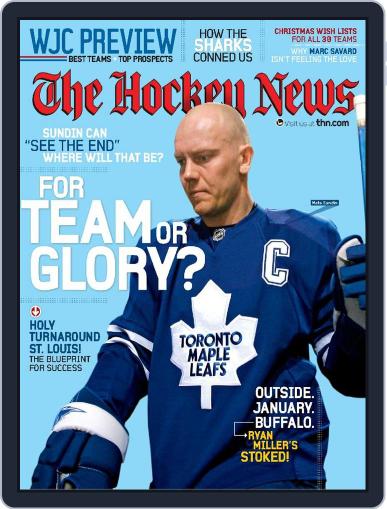 The Hockey News December 25th, 2007 Digital Back Issue Cover