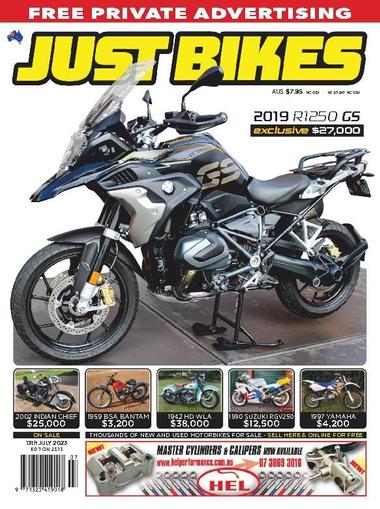 Just Bikes July 13th, 2023 Digital Back Issue Cover