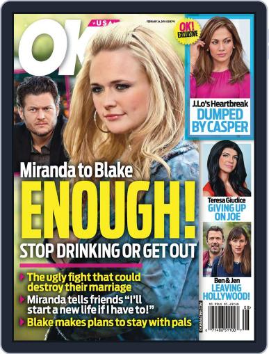 Ok! February 11th, 2014 Digital Back Issue Cover