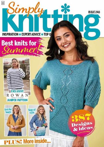 Simply Knitting August 1st, 2023 Digital Back Issue Cover
