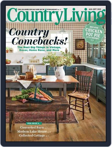Country Living August 1st, 2023 Digital Back Issue Cover