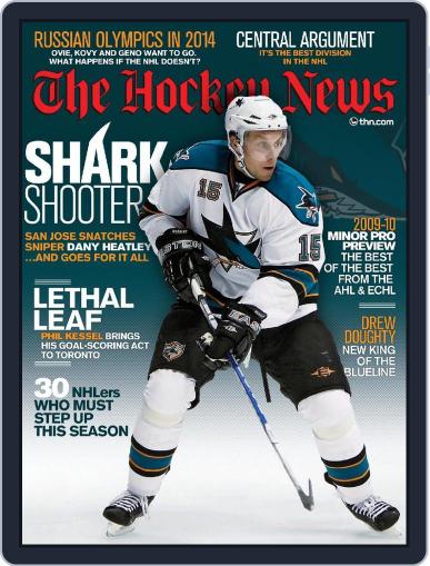 The Hockey News October 12th, 2009 Digital Back Issue Cover
