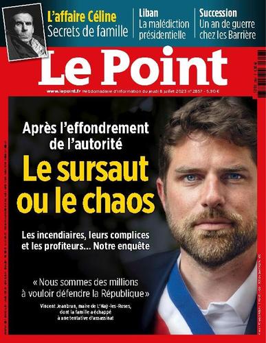Le Point July 6th, 2023 Digital Back Issue Cover