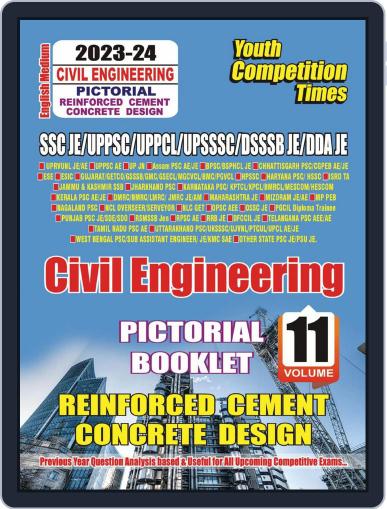 2023-24 SSC/UPPSC/UPPCL/DSSB/DDA JE Civil Engineering Pictorial Booklet Volume 11 RCC Design Digital Back Issue Cover
