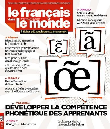 Le Français Dans Le Monde July 1st, 2023 Digital Back Issue Cover