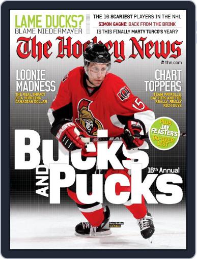 The Hockey News November 3rd, 2008 Digital Back Issue Cover