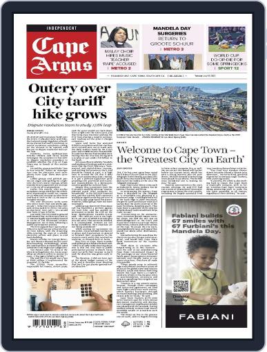 Cape Argus July 18th, 2023 Digital Back Issue Cover