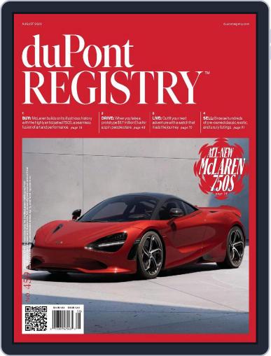 duPont REGISTRY August 1st, 2023 Digital Back Issue Cover