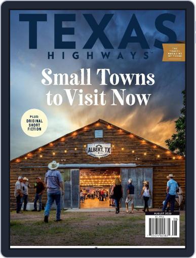 Texas Highways August 1st, 2023 Digital Back Issue Cover