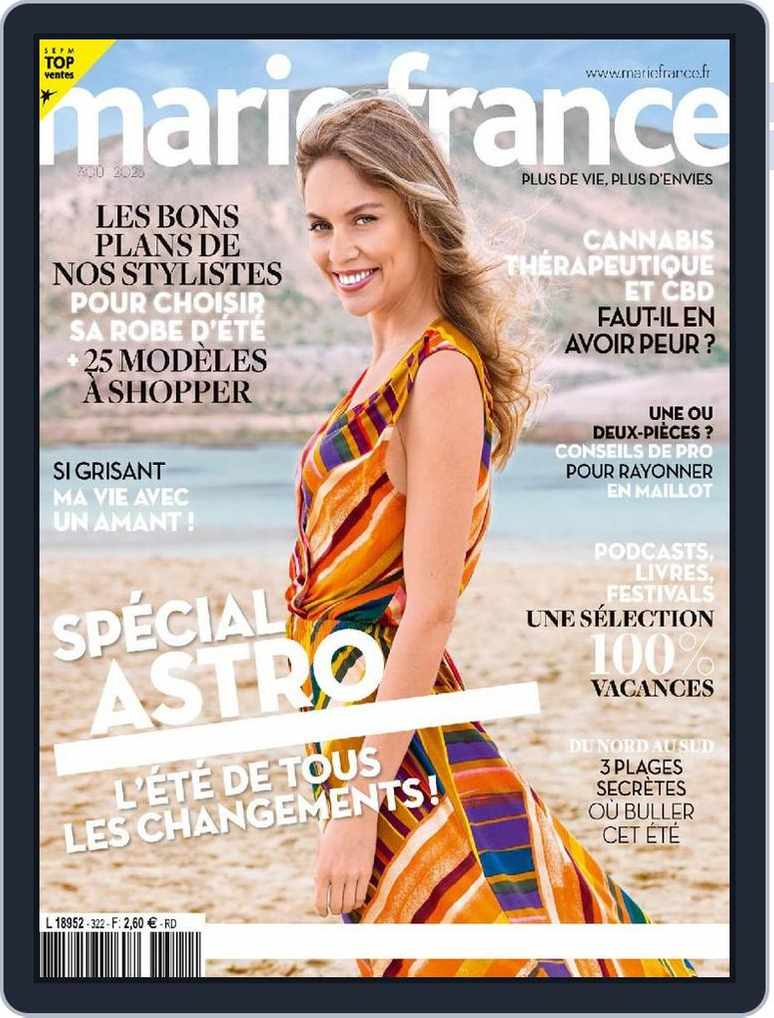 Advertising on Marie France magazine