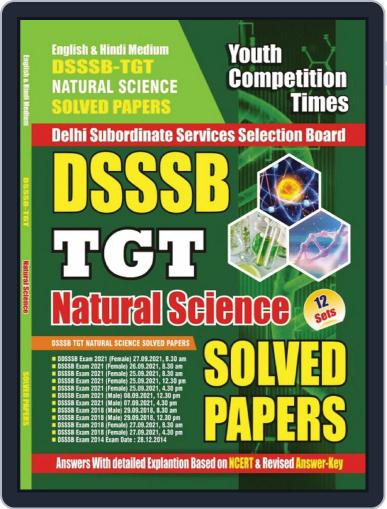 2023-24 DSSSB TGT Natural Science Digital Back Issue Cover