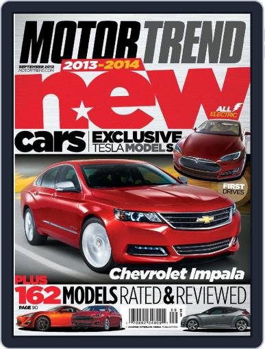 MotorTrend September 1st, 2012 Digital Back Issue Cover