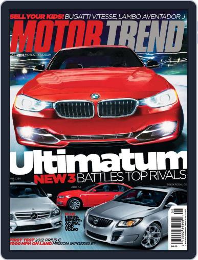MotorTrend May 1st, 2012 Digital Back Issue Cover