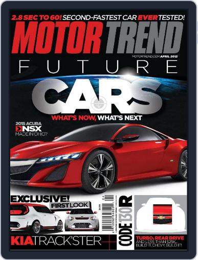 MotorTrend April 1st, 2012 Digital Back Issue Cover