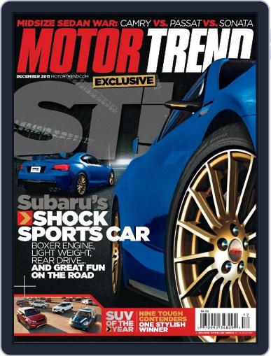 MotorTrend December 1st, 2011 Digital Back Issue Cover