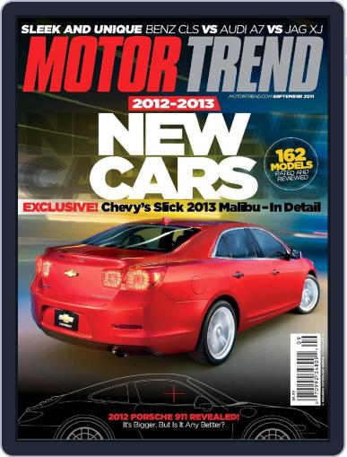 MotorTrend September 1st, 2011 Digital Back Issue Cover