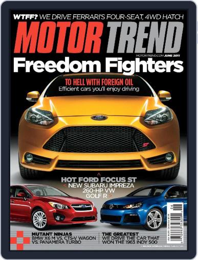 MotorTrend June 1st, 2011 Digital Back Issue Cover